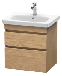 Тумба/шкафчик для консоли/столешницы Duravit DuraStyle под раковину 80х47,8х51,2 см, подвесная, ДСП, цвет: дуб европейский, 2 выдвижных ящика, прямоугольная