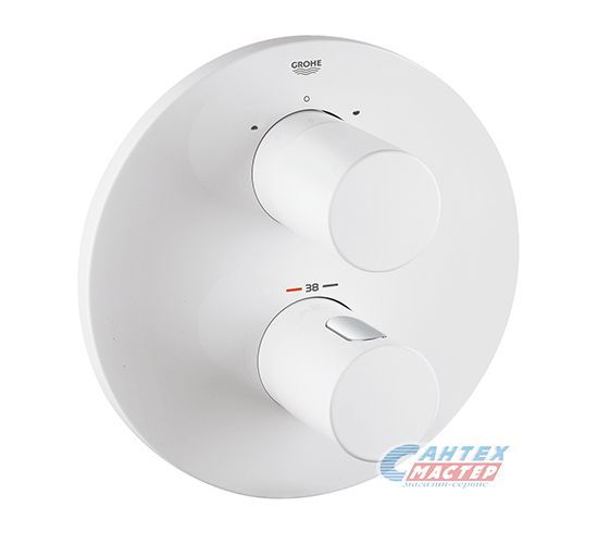 Смеситель для ванны Grohe Grohtherm 3000 Cosmopolitan скрытого монтажа термостатический белая луна/хром 19468LS0