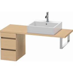 Тумба/шкафчик для консоли/столешницы Duravit DuraStyle под раковину 30х47,8х51,2 см, подвесная, ДСП, цвет: натуральный дуб, 2 выдвижных ящика, прямоугольная