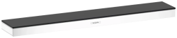 Полка Hansgrohe Rainfinity 500, размер 50,2х8,4х2,8 см, настенная, цвет матовый белый, латунная/стеклянная, прямоугольная, подвесная, для душа/ванной