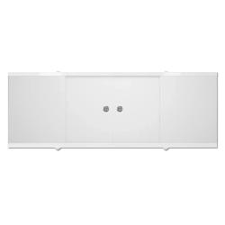Панель MELODIA под ванну "Rumba", 149х54 см, ПВХ/алюминий, белая, (экран для ванны Rumba) прямоугольная, фронтальная панель, универсальная, левая/правая, левосторонняя/правосторонняя, для ванны