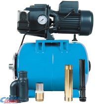 Насосная станция Unipump AUTO DP 750-50, 2.4 м³/ч, напор - 40 м, 0.75 кВт, (220 В) гидроаккумулятор 50 л, давление 6 бар, глубина всасывания 15 м, автоматическая, для подачи чистой воды, водоснабжения частного дома, дачи, полива, из колодца