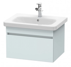 Тумба/шкафчик для консоли/столешницы Duravit DuraStyle под раковину 60х47,8х51,2 см, подвесная, ДСП, цвет: светло-голубой, 1 выдвижной ящик, прямоугольная