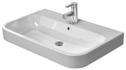 Раковина DURAVIT Happy D.2 WonderGliss 100х50,5х17 см, подвесная, прямоугольная, санфарфор, цвет белый, с 1 отверстием под смеситель, антигрязевое покрытие, слив/перелив