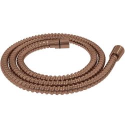 Шланг для душа WasserKRAFT Asphe, 150 см, 1/2” и 1/2”  для душа/лейки/ванны, без лейки, внутренняя резьба, ПВХ, в стальной оплетке, цвет розовое золото