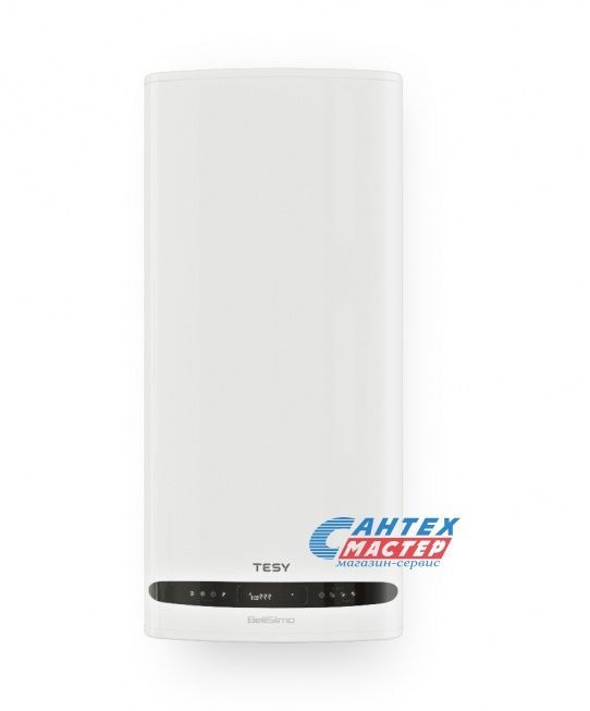 Водонагреватель 80 л TESY GCR 802722 E31 ECW электрический, навесной, над раковиной, вертикальный, накопительный тип, 2.2 квт, 1057х490х280 мм, 220в, (цвет белый, круглый, плоский) с нижней подводкой