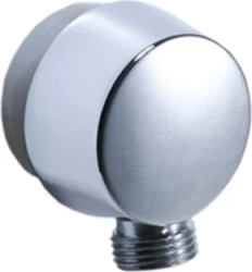 Шланговое подключение Bravat, цвет хром, без держателя душевой лейки, резьбовое соединение, настенное, для душа/ванной