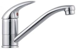 Смеситель для кухни/мойки LEDEME L4538-B однорычажный, поворотный, керамический, длина излива 166 мм, высота 101 мм, силумин, цвет хром 