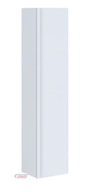 Пенал Bandhours Capri, 130х30х25 см, подвесной/универсальный, (левый), с дверцей, с полками, цвет белый, в ванную комнату