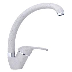 Смеситель для кухни/мойки TopZero, цвет Ground, однорычажный, с высоким/низким изливом, высота излива 218 см, из латуни/гранита