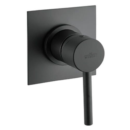 Смеситель для душа Webert Elio однорычажный, скрытого монтажа, керамический, настенный, без излива/шланга/лейки, латунь черный