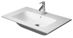 Раковина DURAVIT ME by Starck, 83х49х18 см, подвесная, прямоугольная, санфарфор, цвет белый, без отверстия под смеситель, слив/перелив
