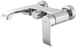 Смеситель для ванны/душа ROSE настенный, однорычажный, неповоротный, длина 180 мм, латунь, цвет хром