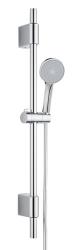 Душевой гарнитур Esko Eiger хром, 650 мм нержавеющая сталь, пластик, 1 режим, для наружного монтажа, без смесителя, для ванны/душа