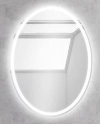 Зеркало BelBagno 60х80 см, с LED/ЛЕД-подсветкой, овальное, без антизапотевания, выключатель кнопочный, для ванны, навесное/подвесное/настенное