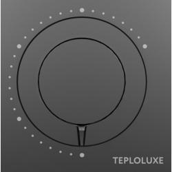 Терморегулятор механический Теплолюкс Solus 16 А (3,6 кВт), цвет черный, дисковый регулятор и кнопка включения/выключения, для управления теплым полом 100037059700