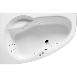 Ванна Excellent Newa LINE, 160х95 см, акриловая, цвет- белый/хром, (с гидромассажем), с каркасом, асимметричная, левосторонняя, левая, приставная/встраиваемая