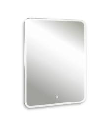 Зеркало Azario Стив, 68,5х91,5 см, с LED/ЛЕД-подсветкой, с диммером, с подогревом, прямоугольное, выключатель сенсорный, для ванны, навесное/подвесное/настенное