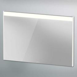 Зеркало Duravit Brioso, 102х70х3,5 см с LED/ЛЕД-подсветкой, прямоугольное, подвесное/настенное, цвет рамы: белый глянец, настенный выключатель, для ванной
