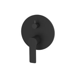 Смеситель для ванны/душа Esko Singapore black настенный, однорычажный, встраиваемый, без излива, латунь, цвет черный матовый SB 83-2