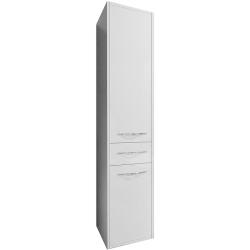 Пенал Эстет Barcelona 35, 350х1747х350 мм, подвесной, (правый), 2 распашные дверцы/1 выдвижной ящик, в ванную комнату, цвет белый, влагостойкий, правосторонний