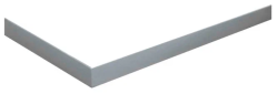 Экран для душевого поддона Cezares Tray, 100х90х3.5 см, акриловый, белый, (подходит для душевого поддона TRAY-M-AH-100/90-35-W), прямоугольный/угловой, правый/левый/универсальный