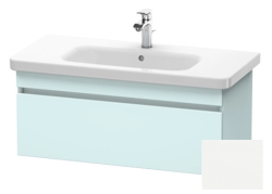 Тумба/шкафчик для консоли/столешницы Duravit DuraStyle под раковину 80х47,8х51,2 см, подвесная, ДСП, цвет: светло-голубой/белый матовый, 1 выдвижной ящик, прямоугольная