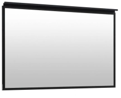 Зеркало Allen Brau Priority 100х75х2 см с подсветкой, прямоугольное, подвесное/настенное, цвет рамы черный браш, для ванной комнаты