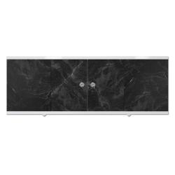 Панель MELODIA под ванну "Rumba", 149х54 см, ПВХ/алюминий, черный, (экран для ванны Rumba) прямоугольная, фронтальная панель, универсальная, левая/правая, левосторонняя/правосторонняя, для ванны