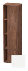 Пенал Duravit DuraStyle, 50x36x180 см, подвесной, (правый), с дверцей, с закрытыми/открытыми полками, цвет: орех темный/белый матовый, в ванную комнату