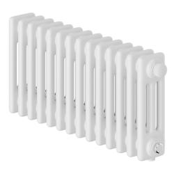 Радиатор Royal Thermo Insignia VC3030 стальной 3 трубчатый, 14 секций, нижнее подключение, для отопления квартиры, дома, водяные, мощность 714 Вт, цвет белый RAL9016