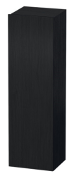 Пенал Duravit DuraStyle, 40x36x140 см, подвесной, (правый), с дверцей, с полкой, со стеклянными полками, цвет: дуб черный/белый матовый, в ванную комнату
