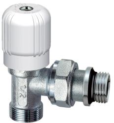 Клапан регулирующий Far угловой 1/2"нр.х М24х19 хромированный, ручной регулировки, с уплотнением EPDM FV 1051 C12