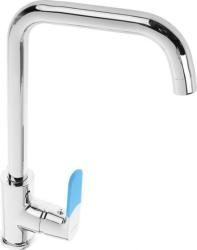 Смеситель для кухни/мойки Accoona, однорычажный, поворотный, керамический, длина излива 231 мм, латунь, цвет хром