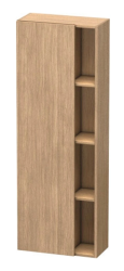 Пенал Duravit DuraStyle, 50x36x140 см, подвесной, (левый), с дверцей, с закрытыми/открытыми полками, цвет: дуб европейский, в ванную комнату
