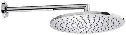 Верхний душ Bossini COSMO 280 мм с кронштейном 400 мм, цвет хром, материал латунь, настенный, для ванной, для душа/ванной