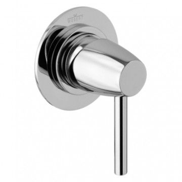 Смеситель для душа Webert Opera Moderna однорычажный, скрытого монтажа, керамический, настенный, без излива/шланга/лейки, латунь хром