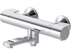 Смеситель для ванны/душа AM.PM X-Joy, настенный, термостатический, поворотный, латунный, длина излива 176 мм, керамический, цвет хром