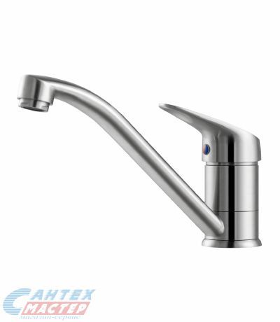 Смеситель для кухни/мойки Lemark Expert однорычажный, керамический, с поворотным изливом, длина 224 мм, латунь, цвет хром, кухонный, хромированный, вертикальный, однорукий, одноручный, однозахватный, одноручковые, кран, комплект, сантехника