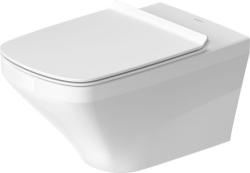 Унитаз Duravit DuraStyle WonderGliss 37х62 см, подвесной, цвет белый, санфарфор, прямоугольный, горизонтальный (в стену) выпуск, под скрытый бачок/инсталляцию, безободковый, без сиденья, антигрязевое покрытие, для туалета/ванной комнаты