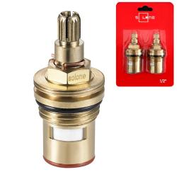 Кран-букса Solone SFX-2153 резина 1/2, 20 шлицов, 53 мм высота