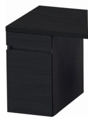 Тумба/шкафчик для консоли/столешницы Duravit DuraStyle под раковину 30х54,8х51,2 см, подвесная, ДСП, цвет: дуб черный, 1 выдвижной ящик, прямоугольная