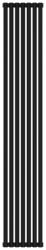 Радиатор отопления Сунержа Эстет-11 1800х315 7 секций, цвет матовый чёрный, универсальное подключение, нержавеющая сталь, трубчатый