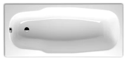 Ванна Koller Pool Atlantica 180х80 см, стальная, без отверстия под ручки, (без ножек, без ручек), цвет- белый, эмалированная, без антискольжения, пристенная/встраиваемая