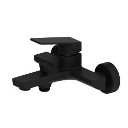 Смеситель для ванны/душа Damixa Merkur однорычажный, настенный, излив короткий, длина 170 мм, без шланга/лейки, латунь, цвет черный