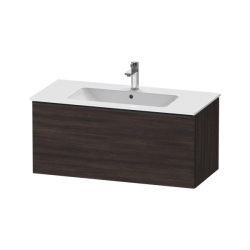 Тумба под раковину Duravit D-Neo,118,4х44,2х44 см, подвесная, 1 выдвижной ящик, ДСП, цвет: каштан темный, шкафчик навесной, прямоугольная, правая/левая, в ванную комнату