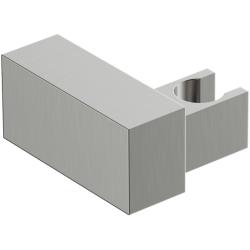 Держатель для душевой лейки WasserKRAFT, настенный, ABS-пластик, прямоугольный, для душа/ванной/душевой кабины, цвет никель