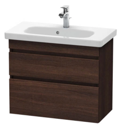 Тумба/шкафчик для консоли/столешницы Duravit DuraStyle под раковину 80х47,8х51,2 см, подвесная, ДСП, цвет: каштан темный, 2 выдвижных ящика, прямоугольная
