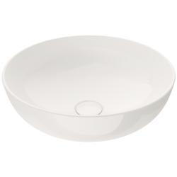 Раковина BERGES  Ego Ø 38 см накладная, круглая, без отверстия под смеситель, глянцевая белая 181008