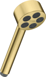 Лейка душевая Axor One EcoSmart 75 1jet, настенная, округлая, с 1 режимом, латунная, цвет шлифованная медь, ручная, для душа/ванной